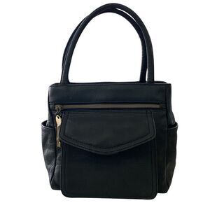 Fossil Black Leather Bag Purse